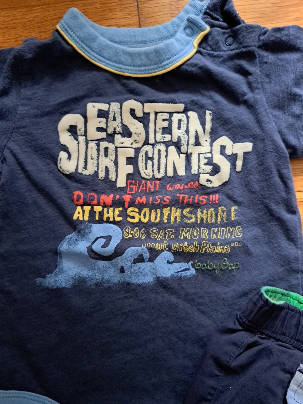 GAP Navy Blue Surf Contest Baby Matching Set